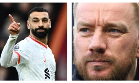 Mo Salah and Jamie O'Hara