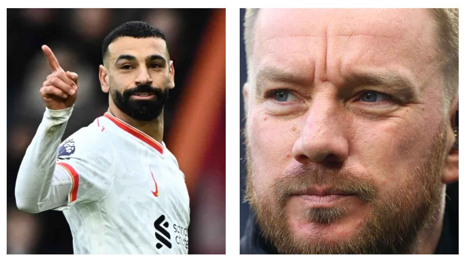 Mo Salah and Jamie O'Hara