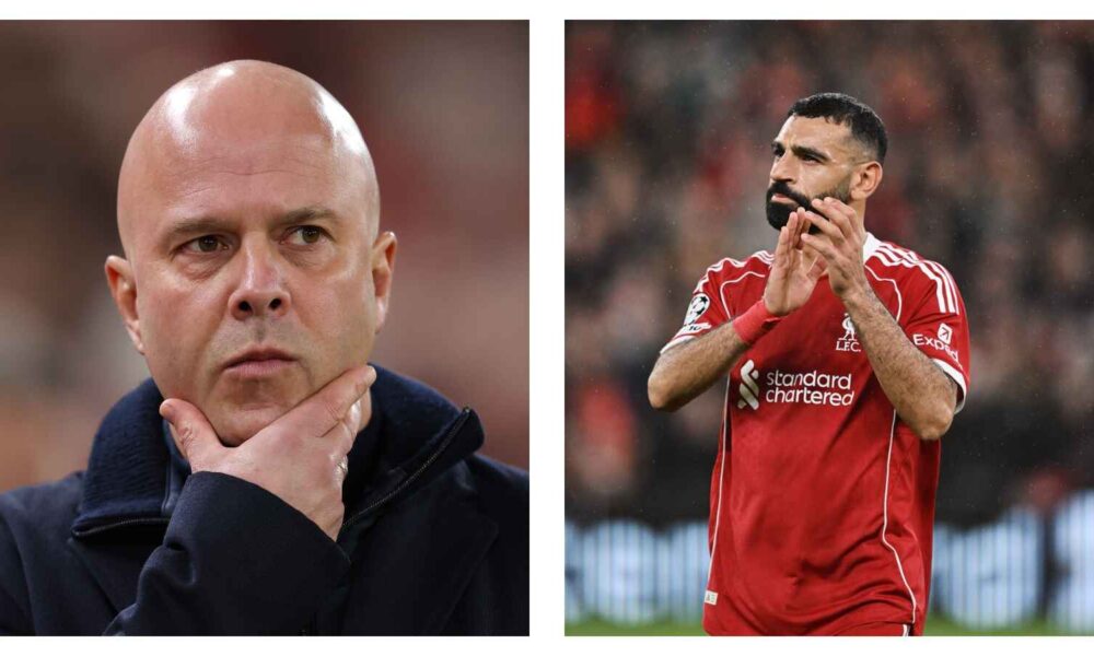 Arne Slot and Mohamed Salah