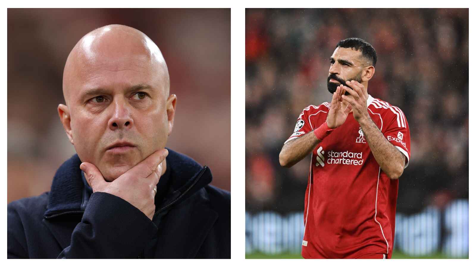 Arne Slot and Mohamed Salah