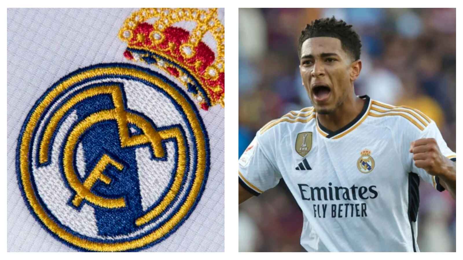 Jude Bellingham Real Madrid badge