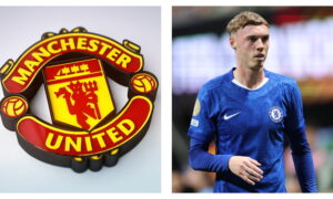Manchester United badge Cole Palmer