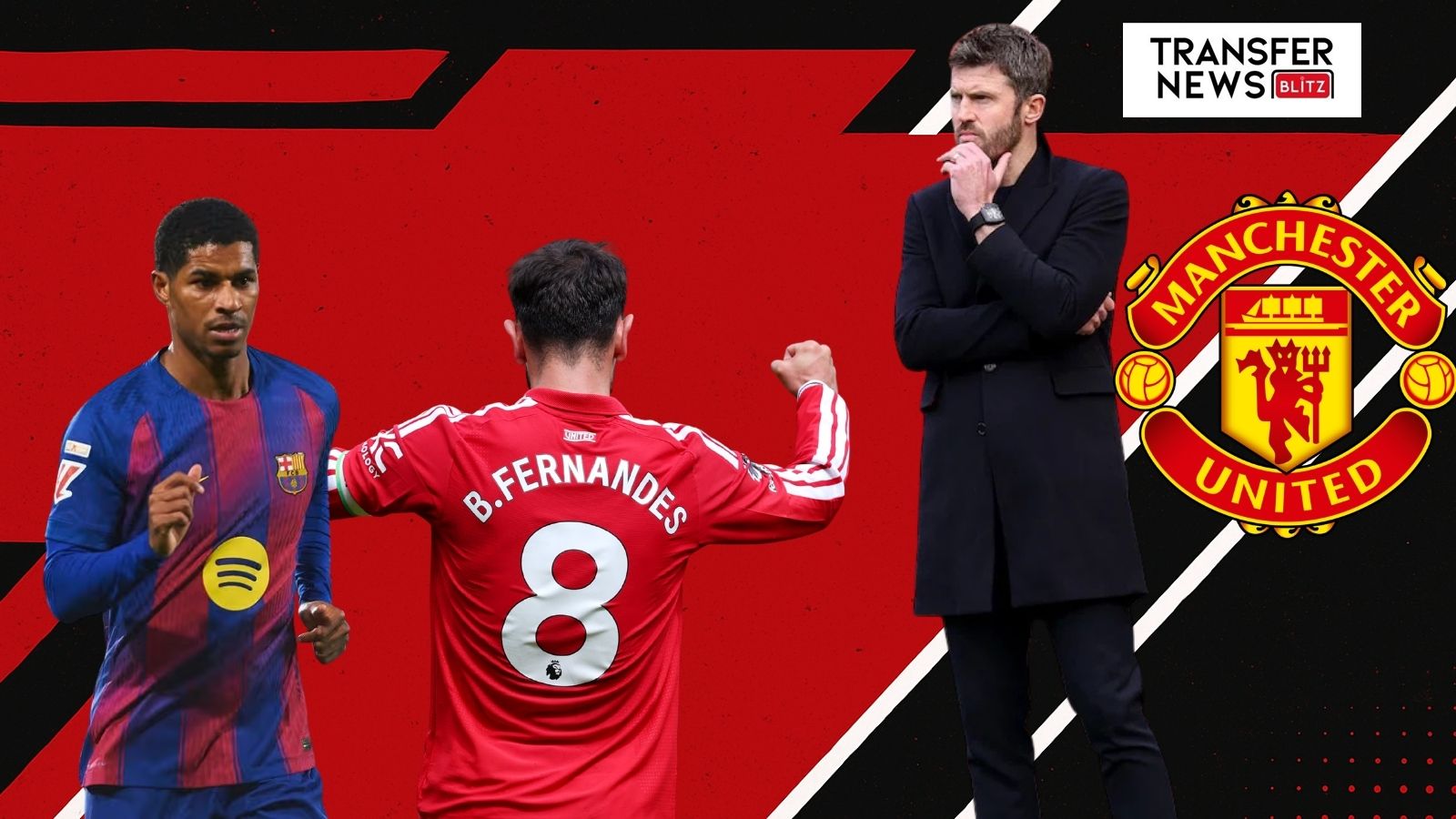 Manchester United Carrick Fernandes Rashford