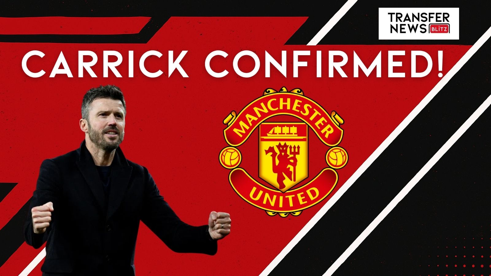 Manchester United confirm Michael Carrick