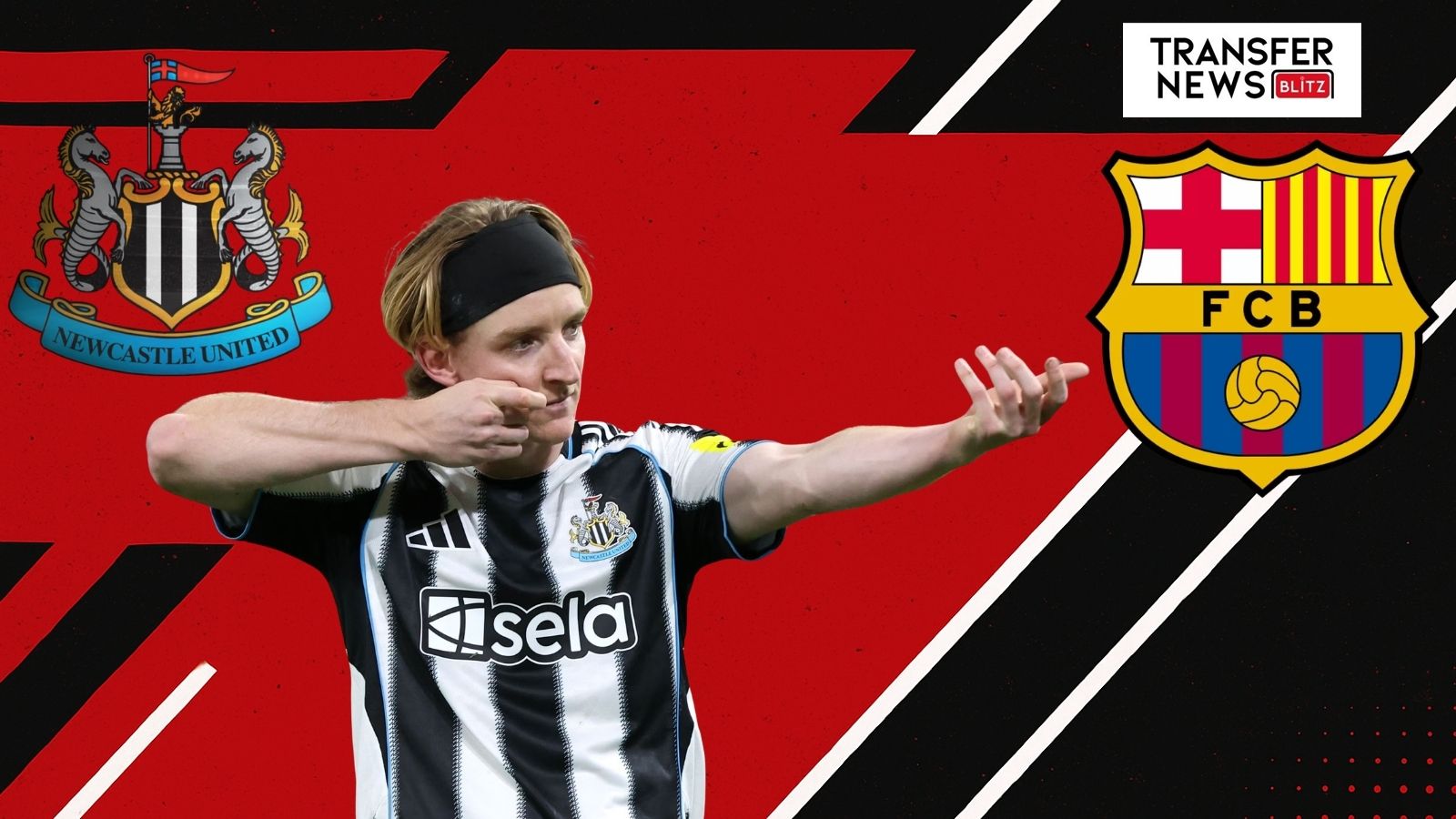 Newcastle's Anthony Gordon to Barcelona