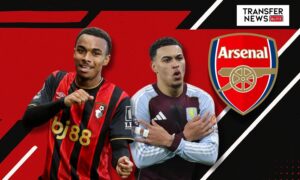Arsenal eye Morgan Rogers and Eli Junior Kroupi
