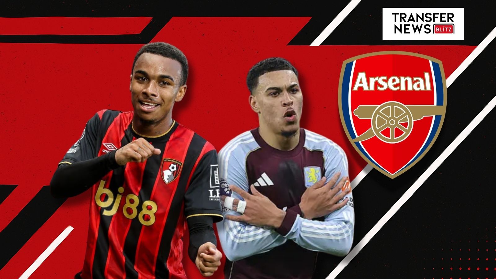 Arsenal eye Morgan Rogers and Eli Junior Kroupi