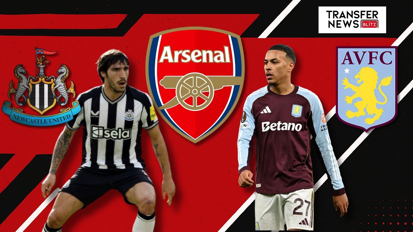 Arsenal urged to prioritise attack over midfield with Sandro Tonali, Morgan Rogers asked to stay at Aston Villa