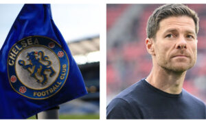 Chelsea corner flag & Xabi Alonso