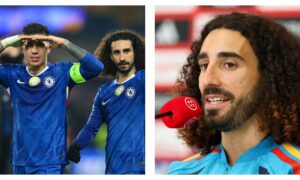 Chelsea's Enzo Fernandez & Real Madrid's Marc Cucurella
