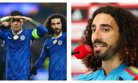 Chelsea's Enzo Fernandez & Real Madrid's Marc Cucurella