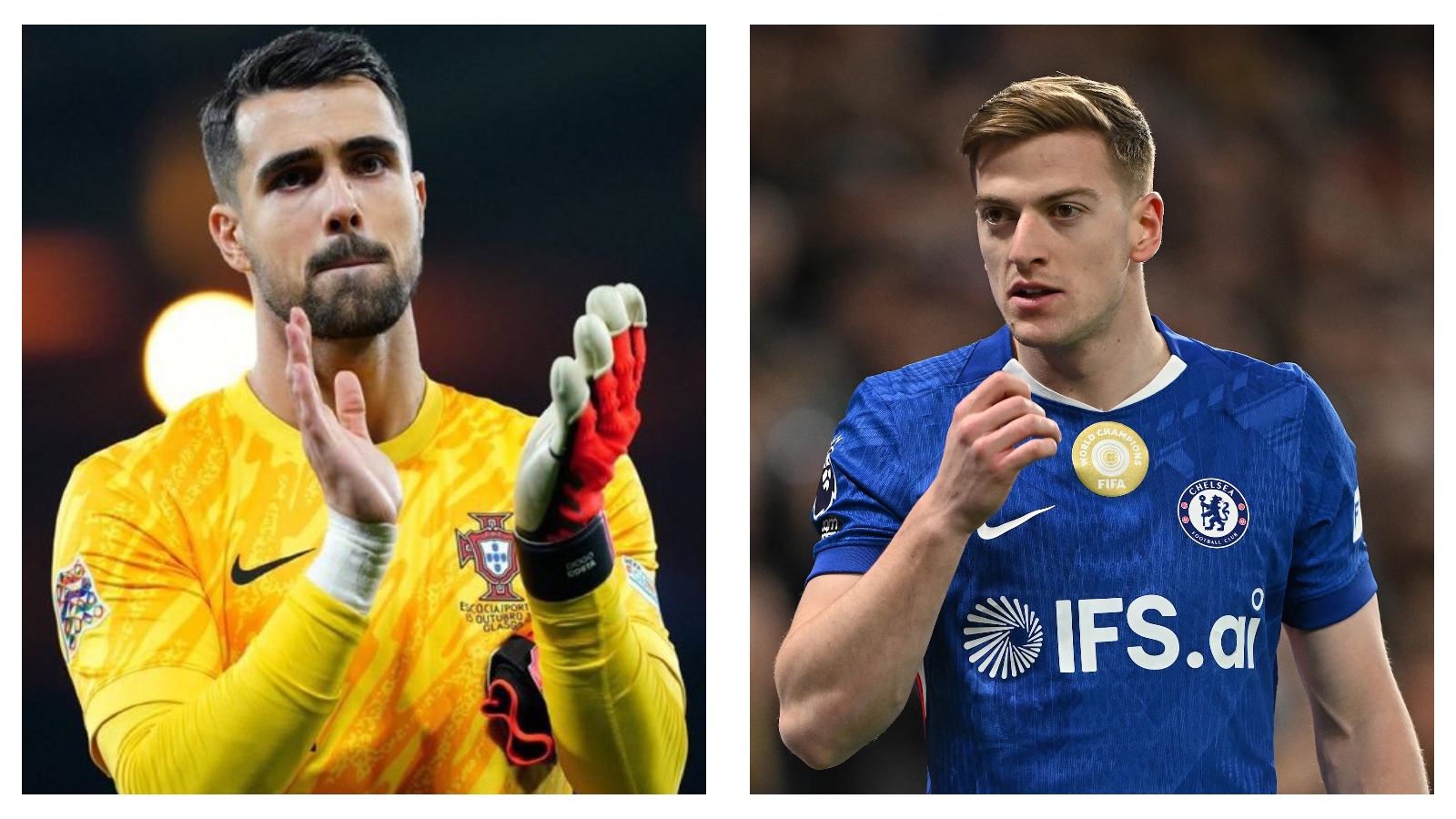 Diogo Costa & Chelsea's Liam Delap