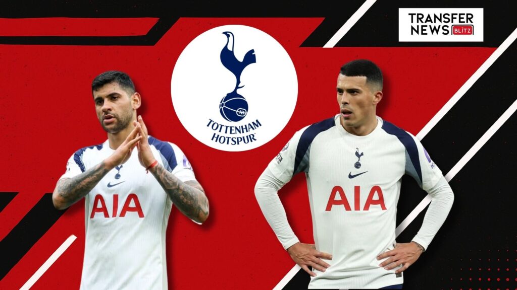 Tottenham's Cristian Romero & Pedro Porro
