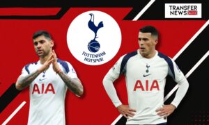 Tottenham's Cristian Romero & Pedro Porro