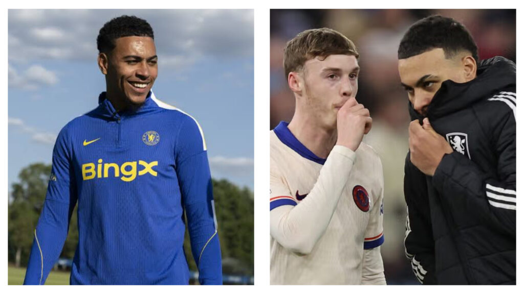Chelsea players Morgan Rogers & Cole Palmer