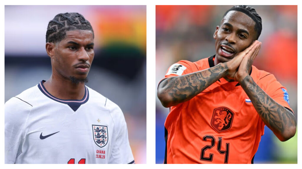 Crysencio Summerville, West Ham & Marcus Rashford, Man Utd