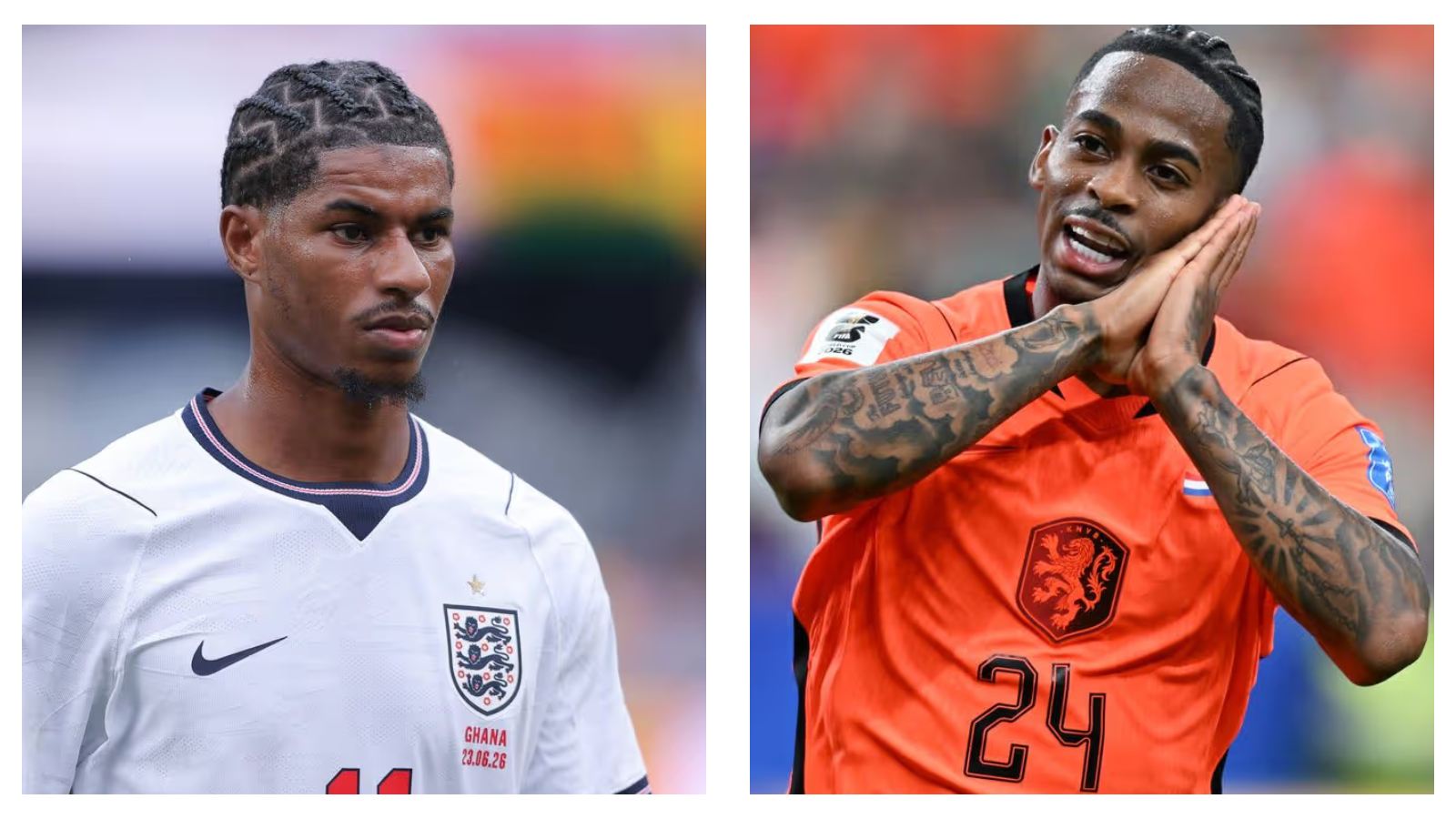 Crysencio Summerville, West Ham & Marcus Rashford, Man Utd
