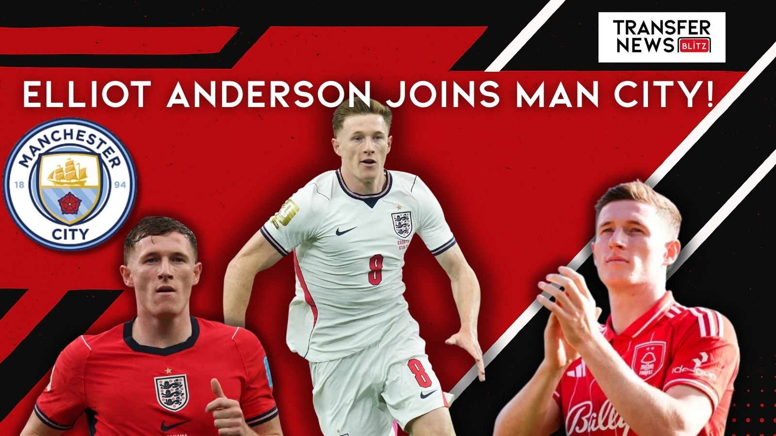 Elliot Anderson joins Man City