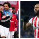 Manchester United's Benjamin Sesko & Joshua Zirkzee and transfer target Igor Thiago