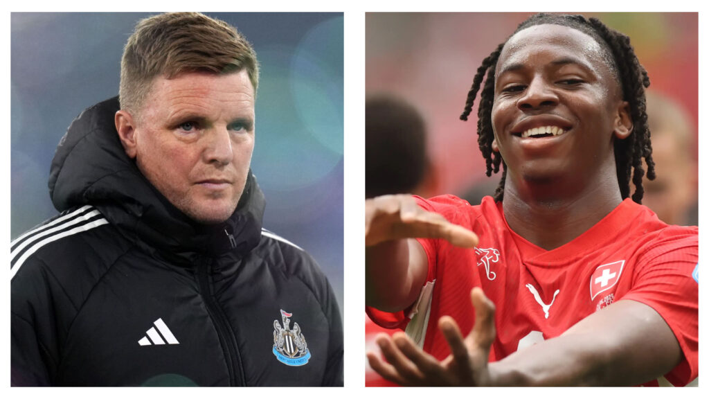 Newcastle told to sign Johan Manzambi as Jermaine Jenas and Chris Waddle call for transfer action