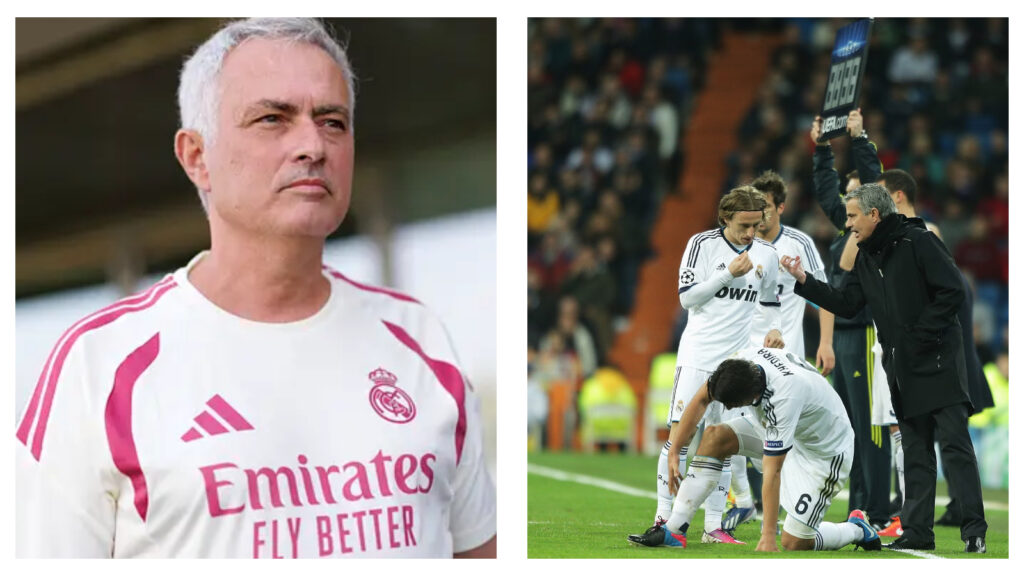 Real Madrid head coach Jose Mourinho