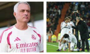 Real Madrid head coach Jose Mourinho
