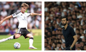 Alvaro Arbeloa Fulham head coach and Gonzalo García