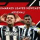 Bruno Guimaraes leaves Newcastle for Arsenal
