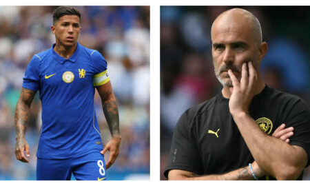 Enzo Fernandez, Chelsea & Manchester City head coach Enzo Maresca